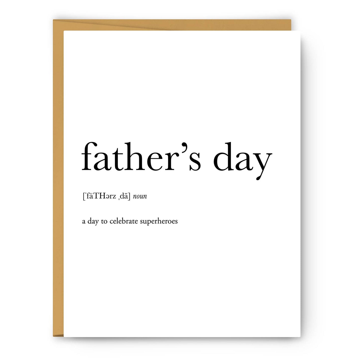 Footnotes - Father's Day Definition - Father's Day Card