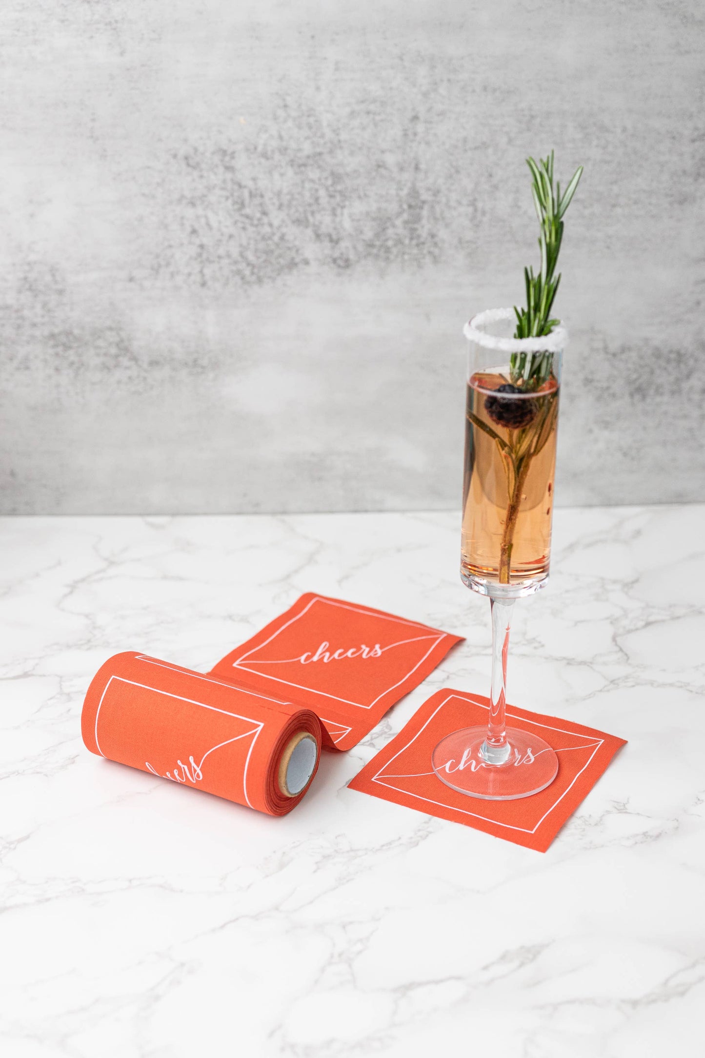 Toasting With Tara - Late Sunset Cocktail Napkin Roll