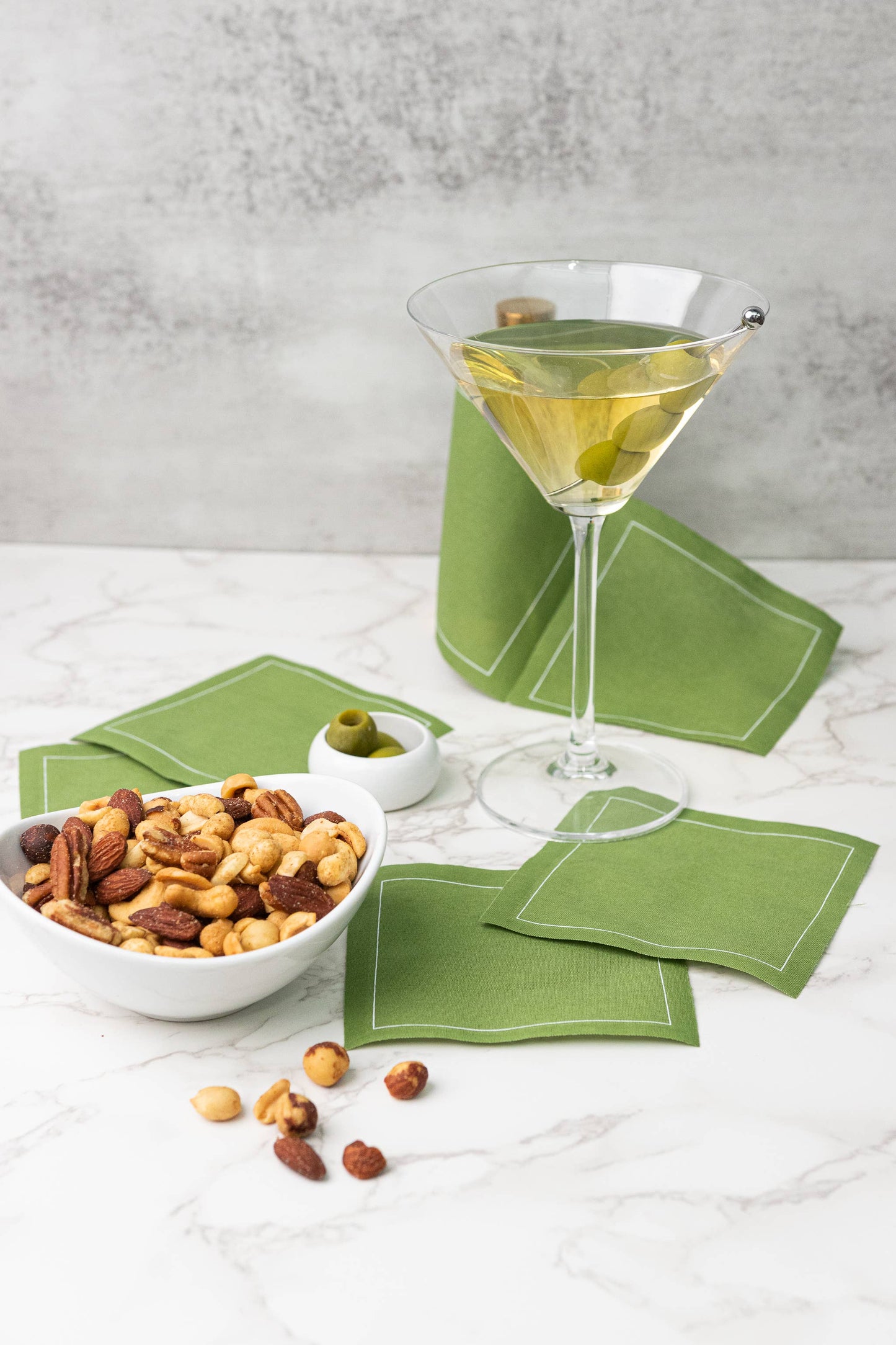 Toasting With Tara - Olive Cocktail Napkin Roll
