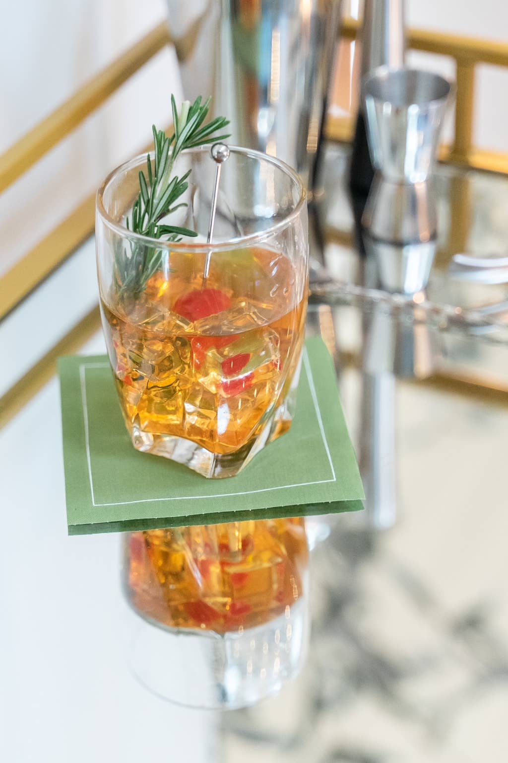 Toasting With Tara - Olive Cocktail Napkin Roll