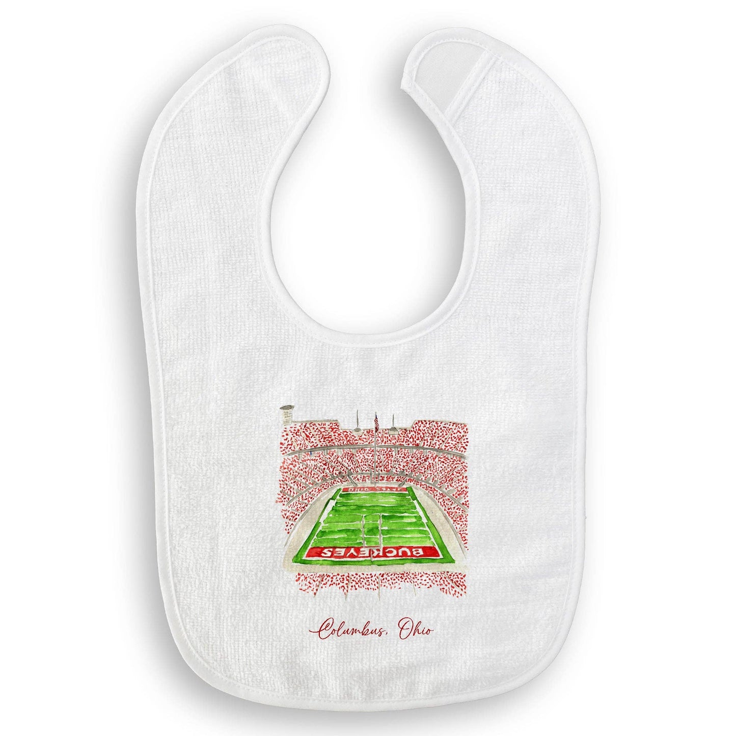 French Graffiti - Ohio State University Football Stadium: Cosmetic Bag / Keep Words / -