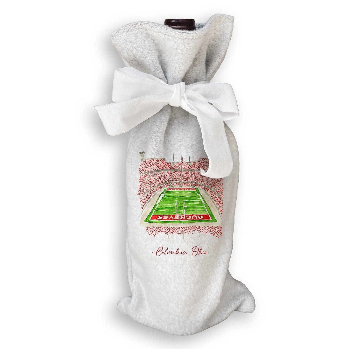 French Graffiti - Ohio State University Football Stadium: Cosmetic Bag / Keep Words / -