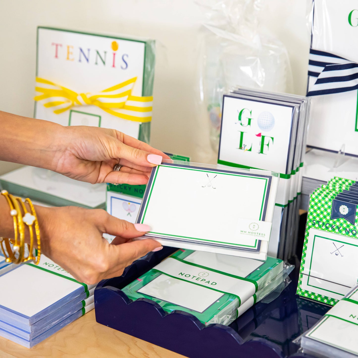 WH Hostess Social Stationery - In Stock Golf Single Sticky Notes