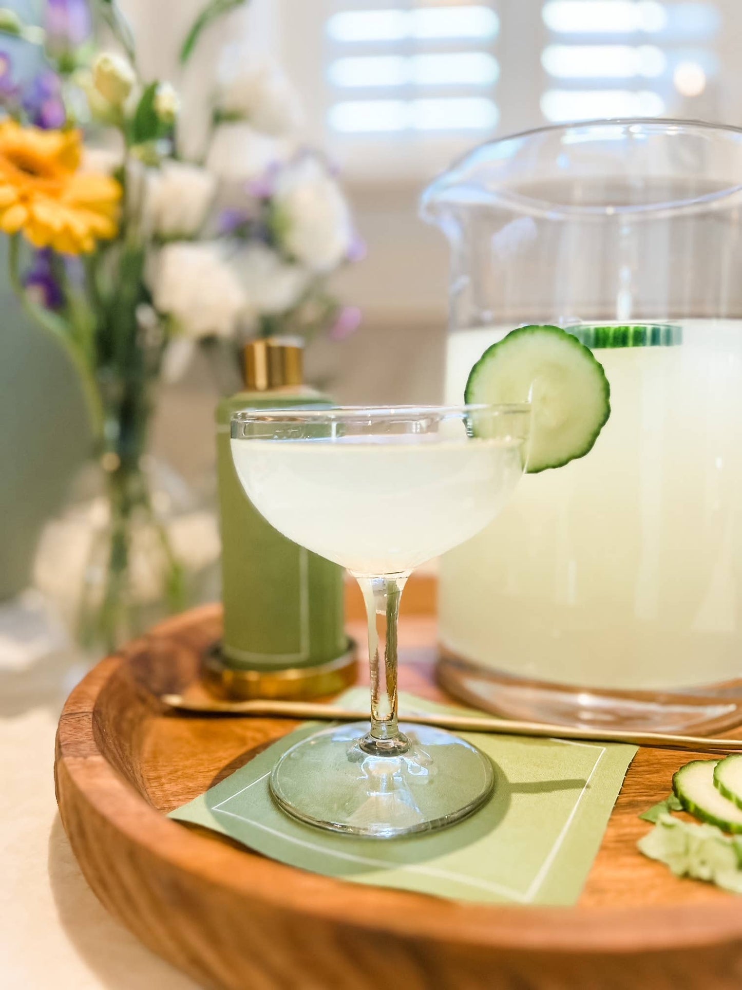 Toasting With Tara - Olive Cocktail Napkin Roll