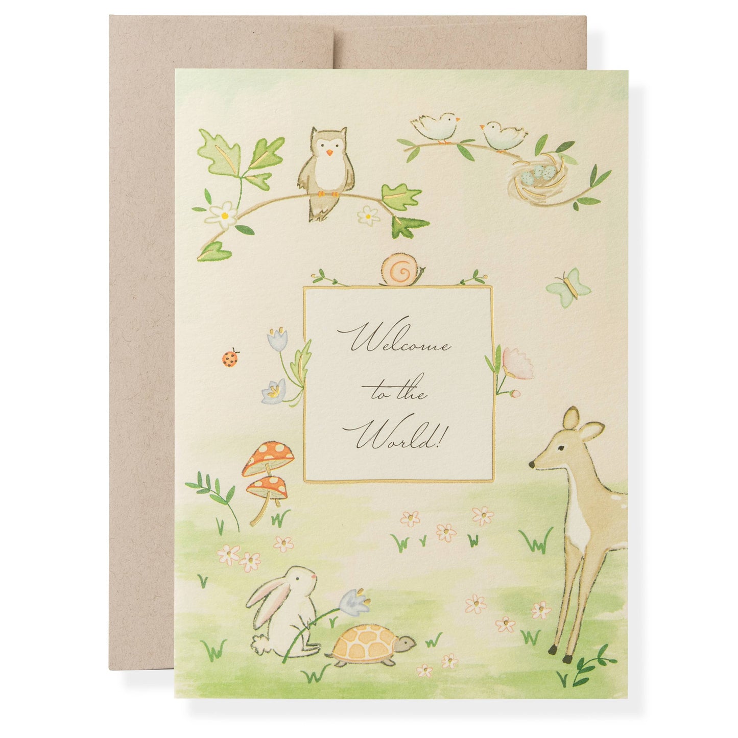 Karen Adams Designs - Woodland Baby Greeting Card