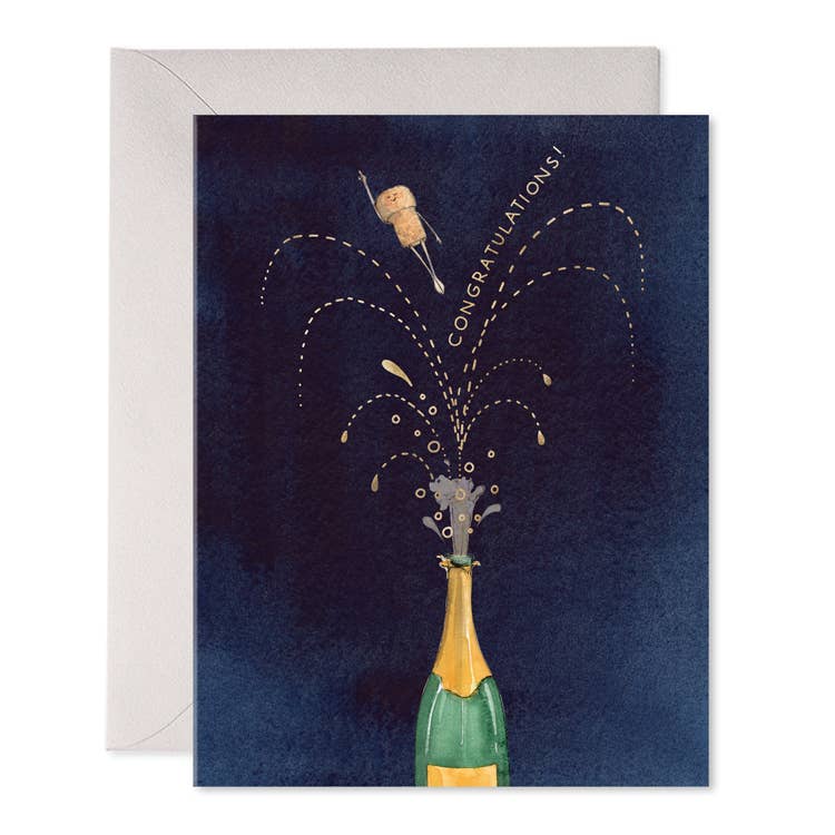 E. Frances Paper - Flying Cork | Congrats Wedding Card