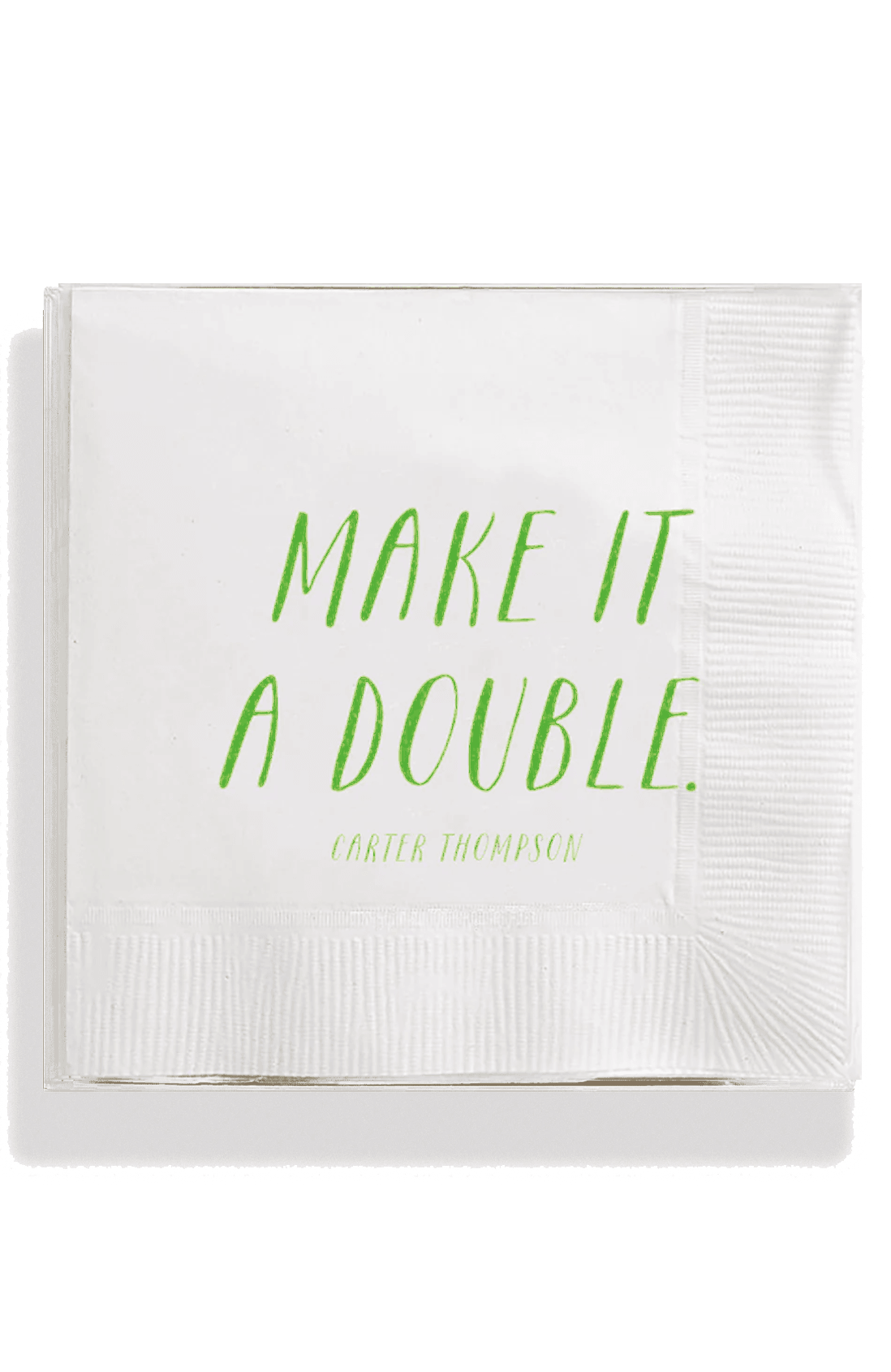 Make it a Double Amusing Cocktail Napkins Set/ 40
