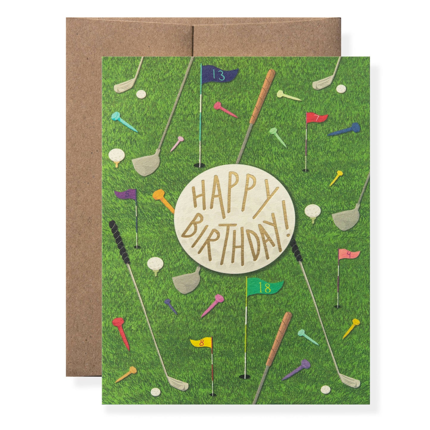 Karen Adams Designs - Golf Greeting Card