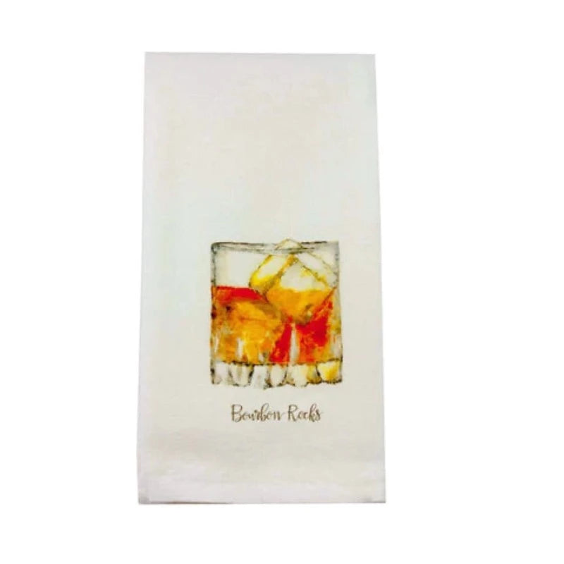 Bourbon Rocks Dishtowel