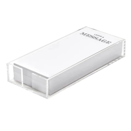 Leave a Message Notepad with Acrylic Holder