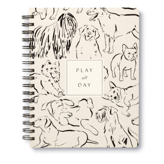 Play All Day Spiral Notebook