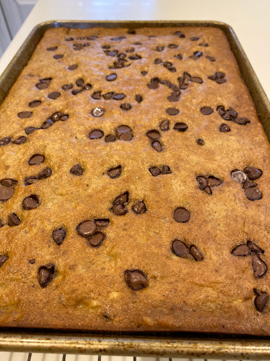 Chocolate Chip Banana Bars