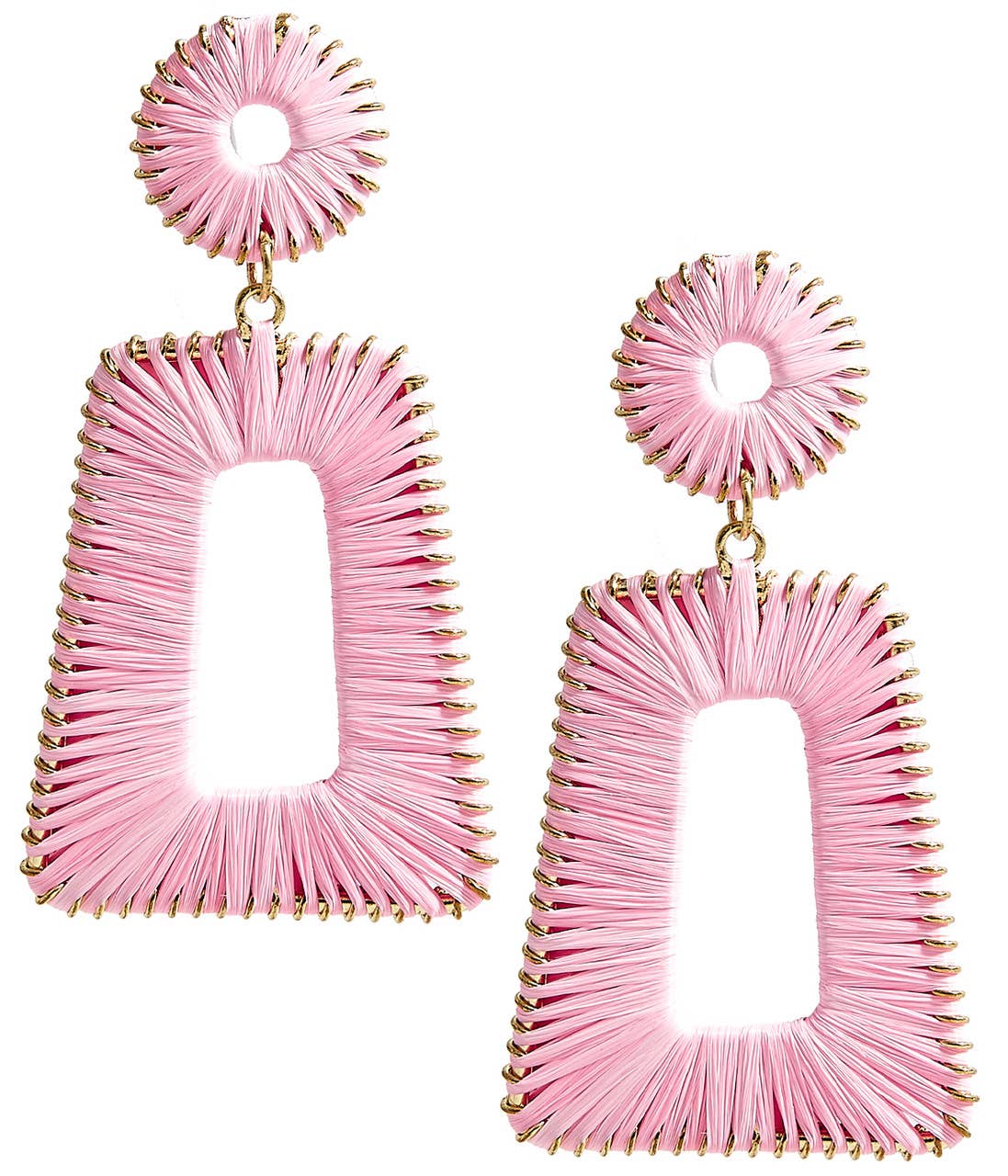 Lisi Lerch - Jordan Raffia Earring: Navy