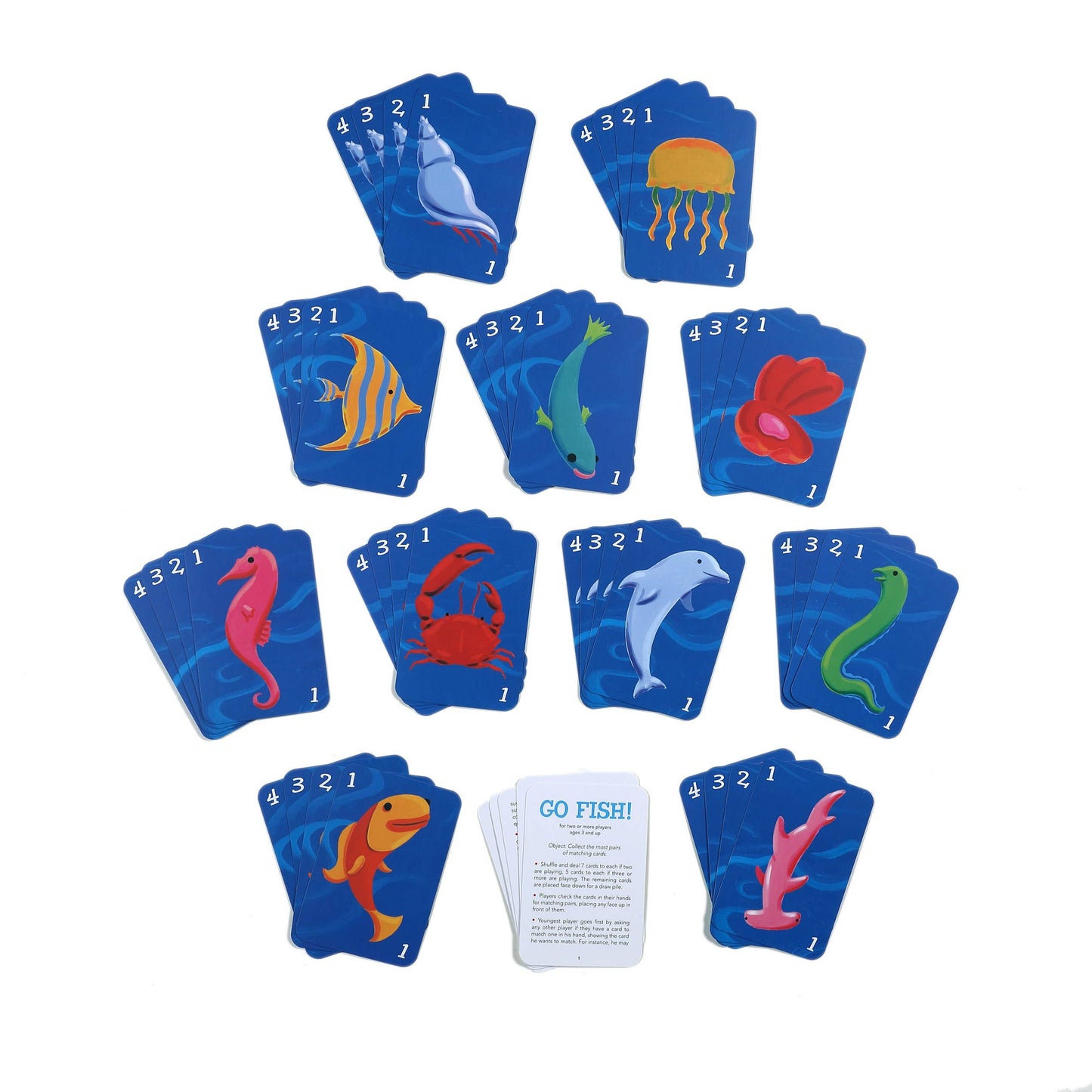 eeBoo - Go Fish Playing Cards