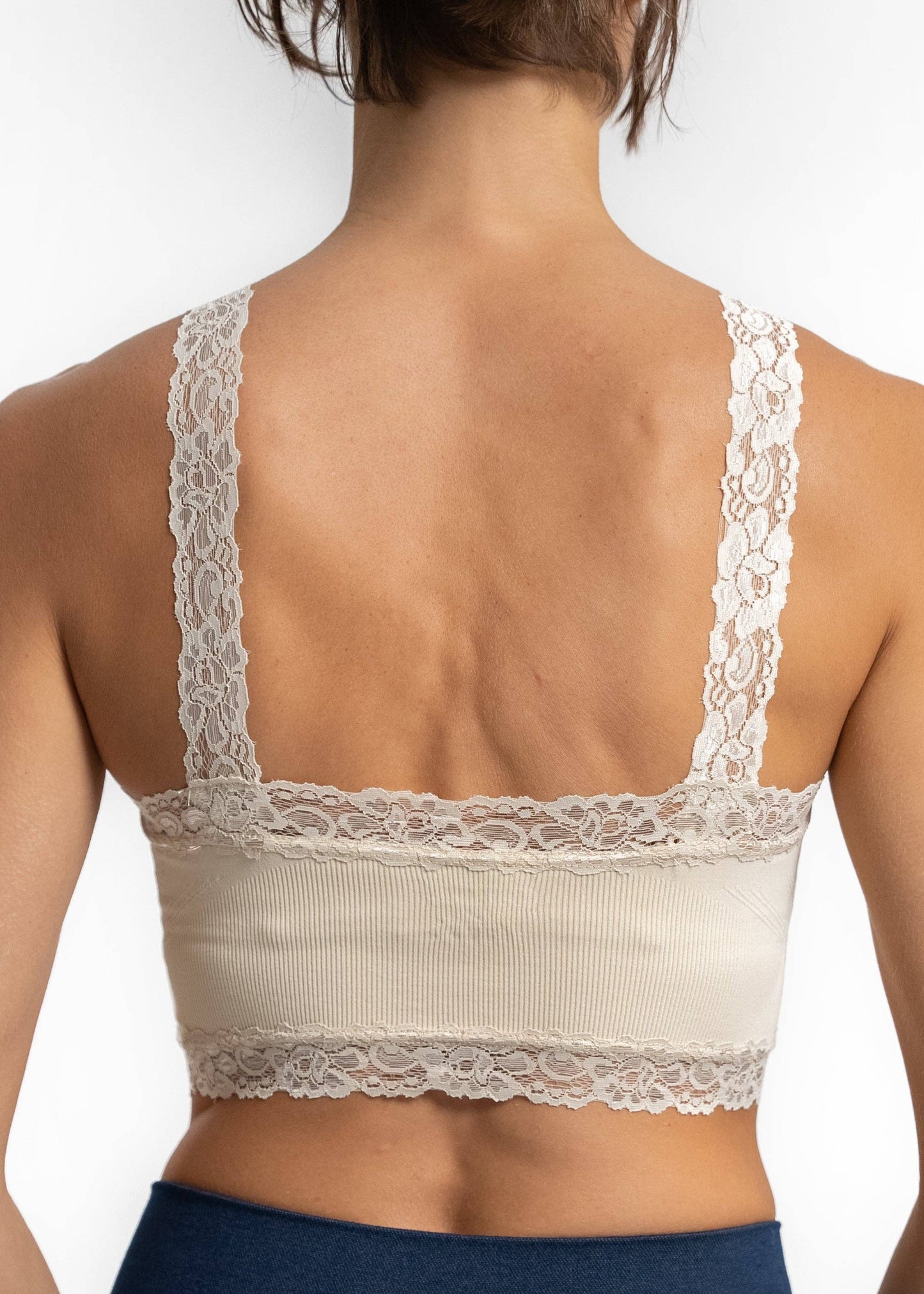 ELIETIAN - Lace Bralette: Bellini