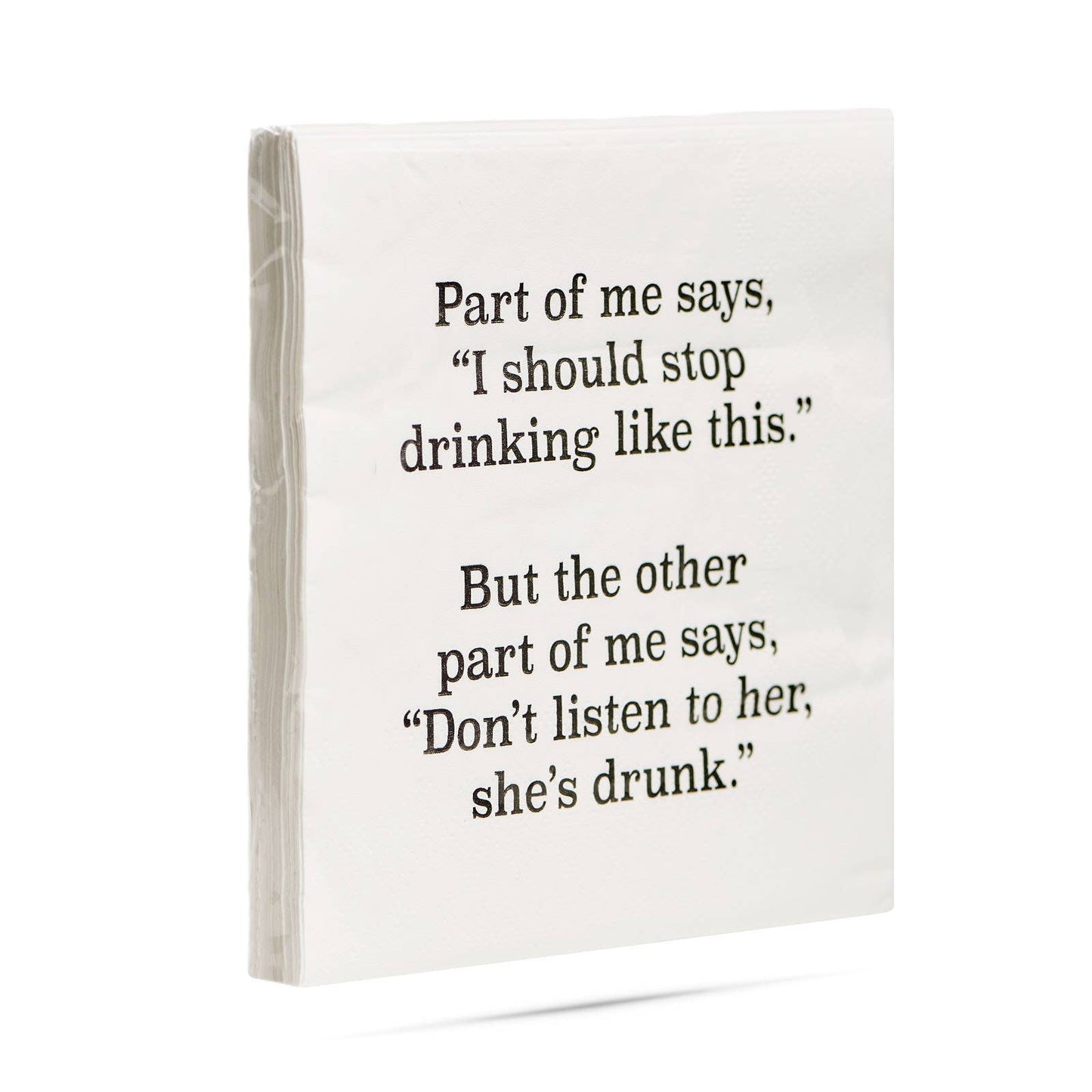 ellembee gift - Part of me says, I should stop drinking Cocktail Napkins