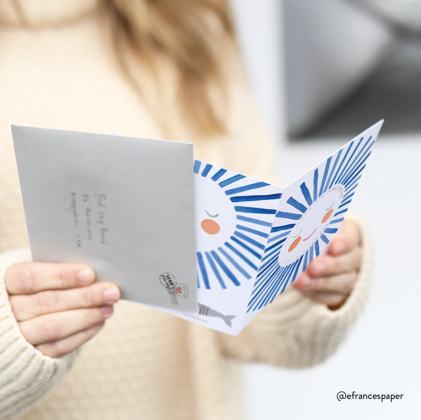 E. Frances Paper - White Flower | Sympathy & Condolence Greeting Card