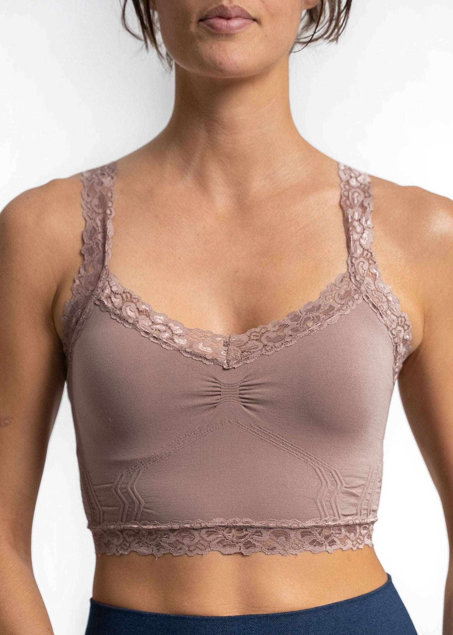 ELIETIAN - Lace Bralette: Bellini