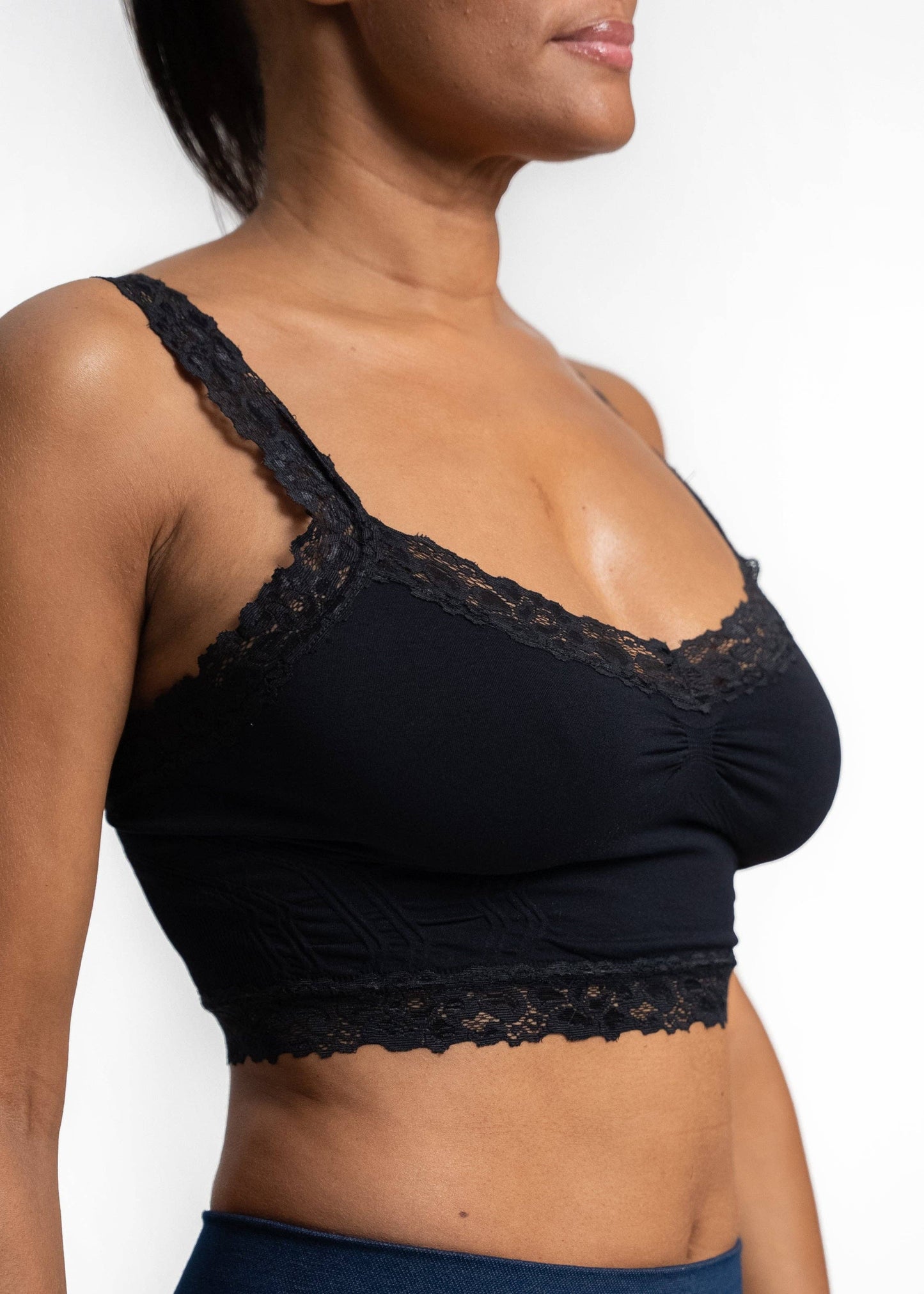 ELIETIAN - Lace Bralette: Bellini