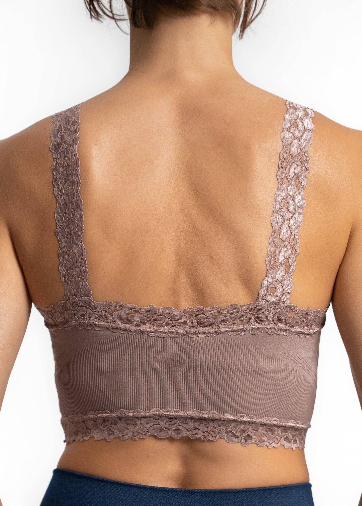 ELIETIAN - Lace Bralette: Bellini