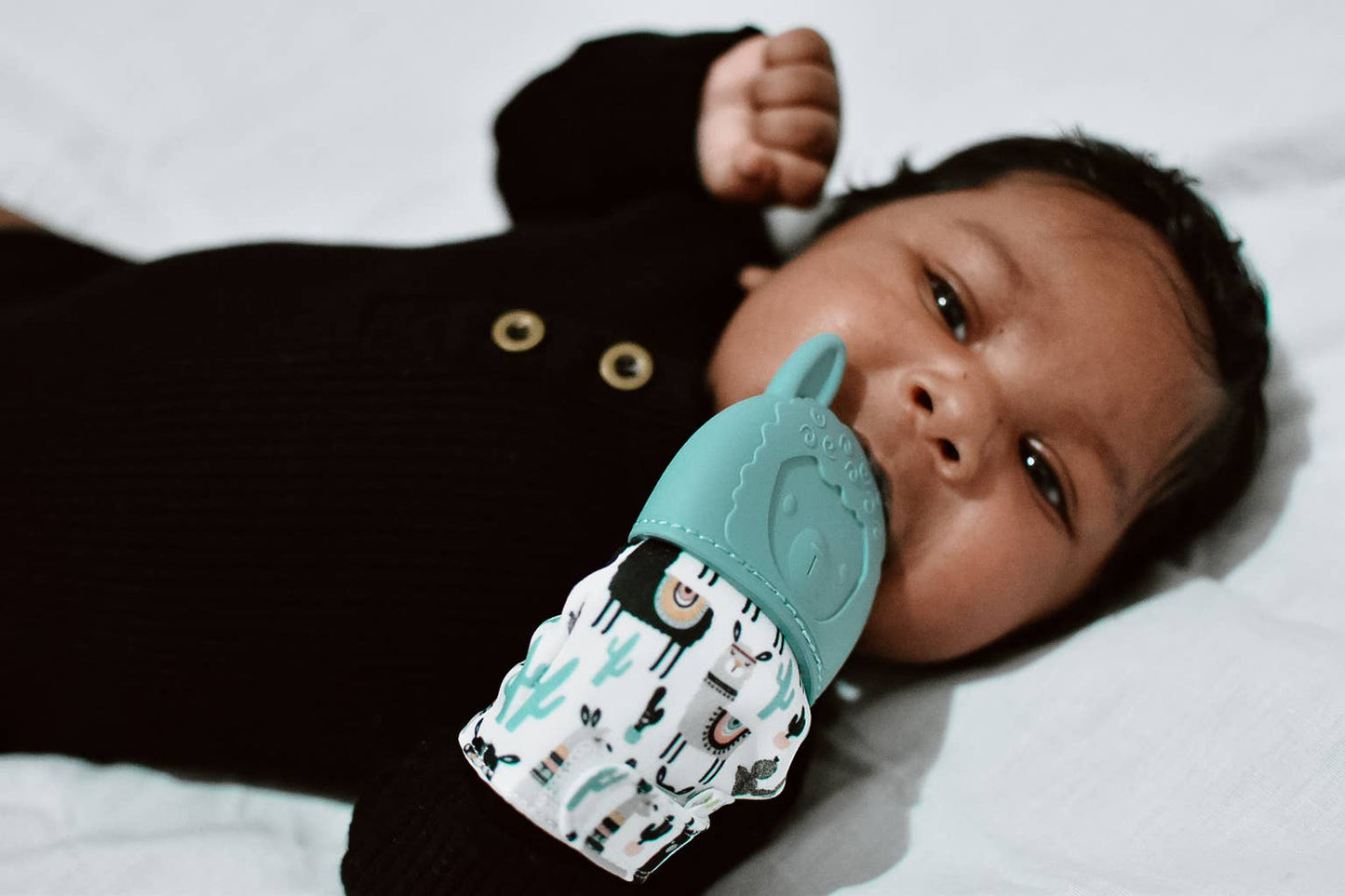 Itzy Ritzy - Itzy Mitt™ Silicone Teething Mitts: Bunny
