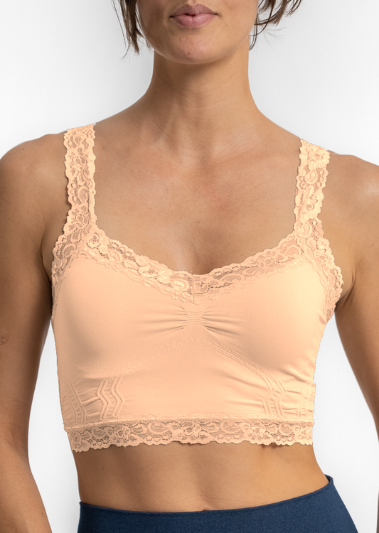 ELIETIAN - Lace Bralette: Bellini