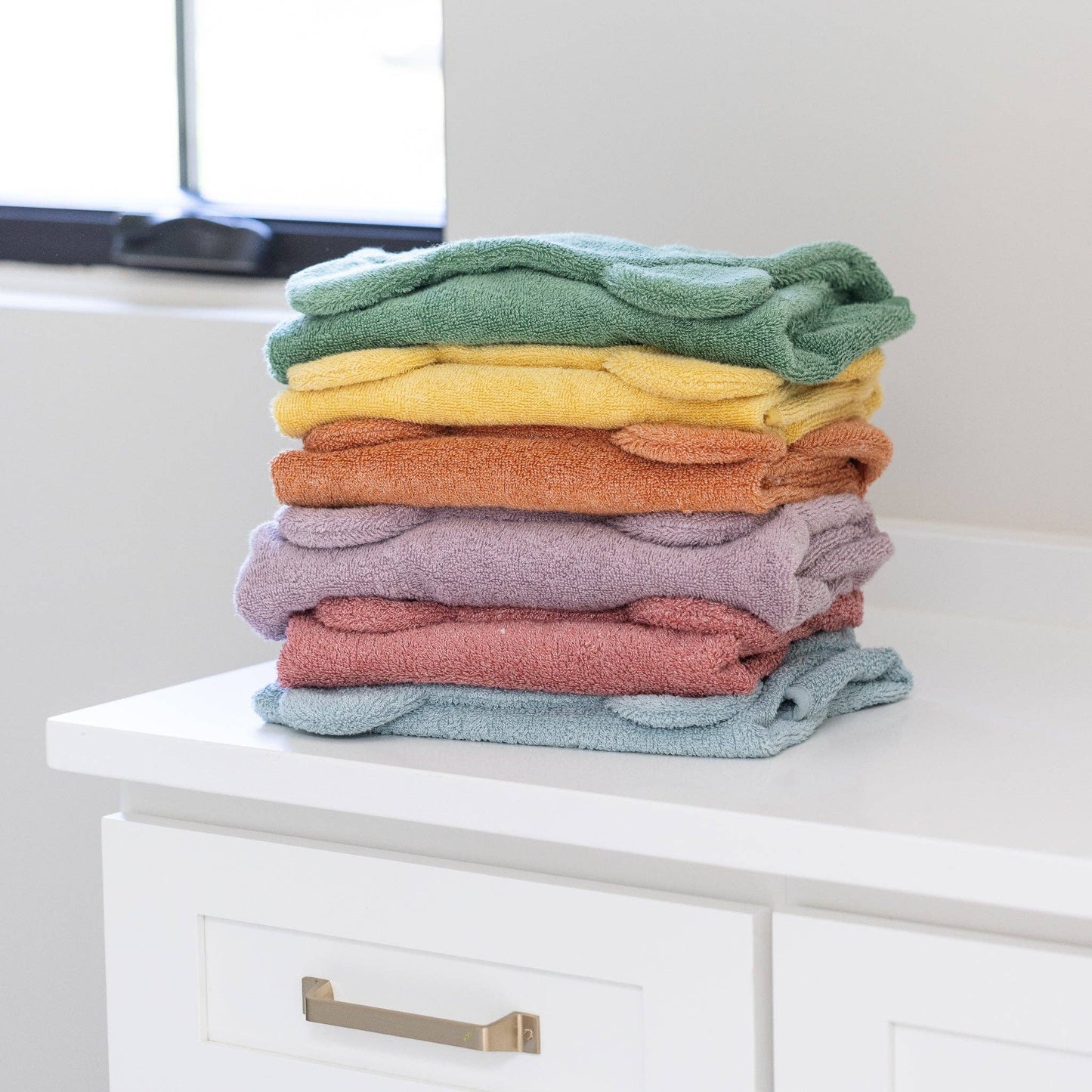 Bella Tunno - Hooded Towel + Wash Mitt Set Rain: Blue