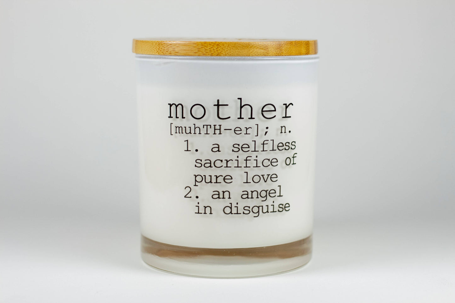 Unplug Soy Candles - Definition of Mother Mom Soy Candle: Prohibition