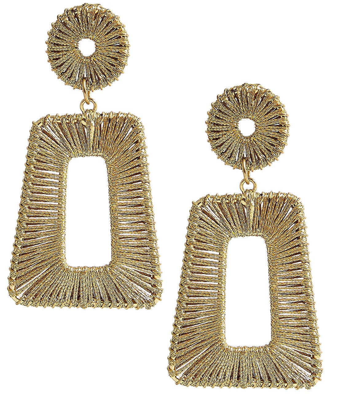 Lisi Lerch - Jordan Raffia Earring: Navy