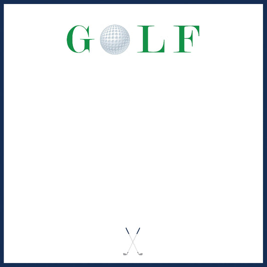 Golf Slab Notepad