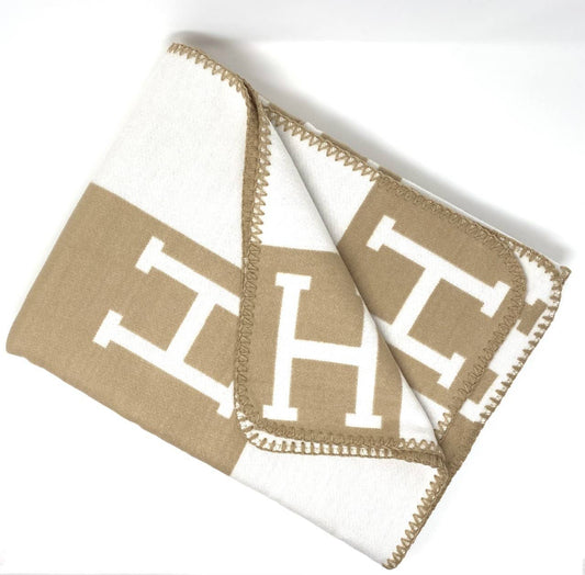 Fornash - Monogram H Blanket - PREORDER