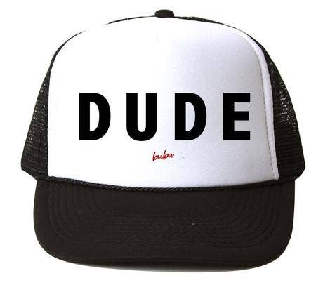 Bubu - Dude White/Black Trucker Hat