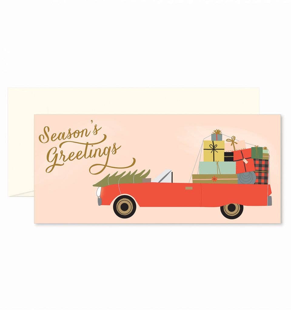 Season’s Greetings Convertible Greeting Card: Single Card