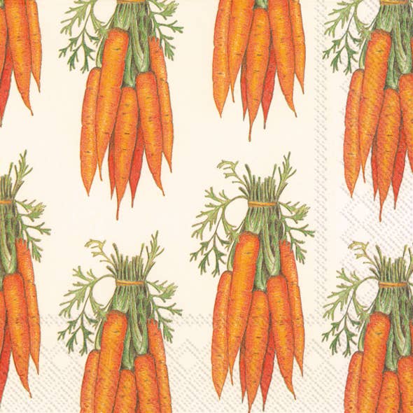 Boston International - Paper Lunch Napkins 20 Count Carrots Easter