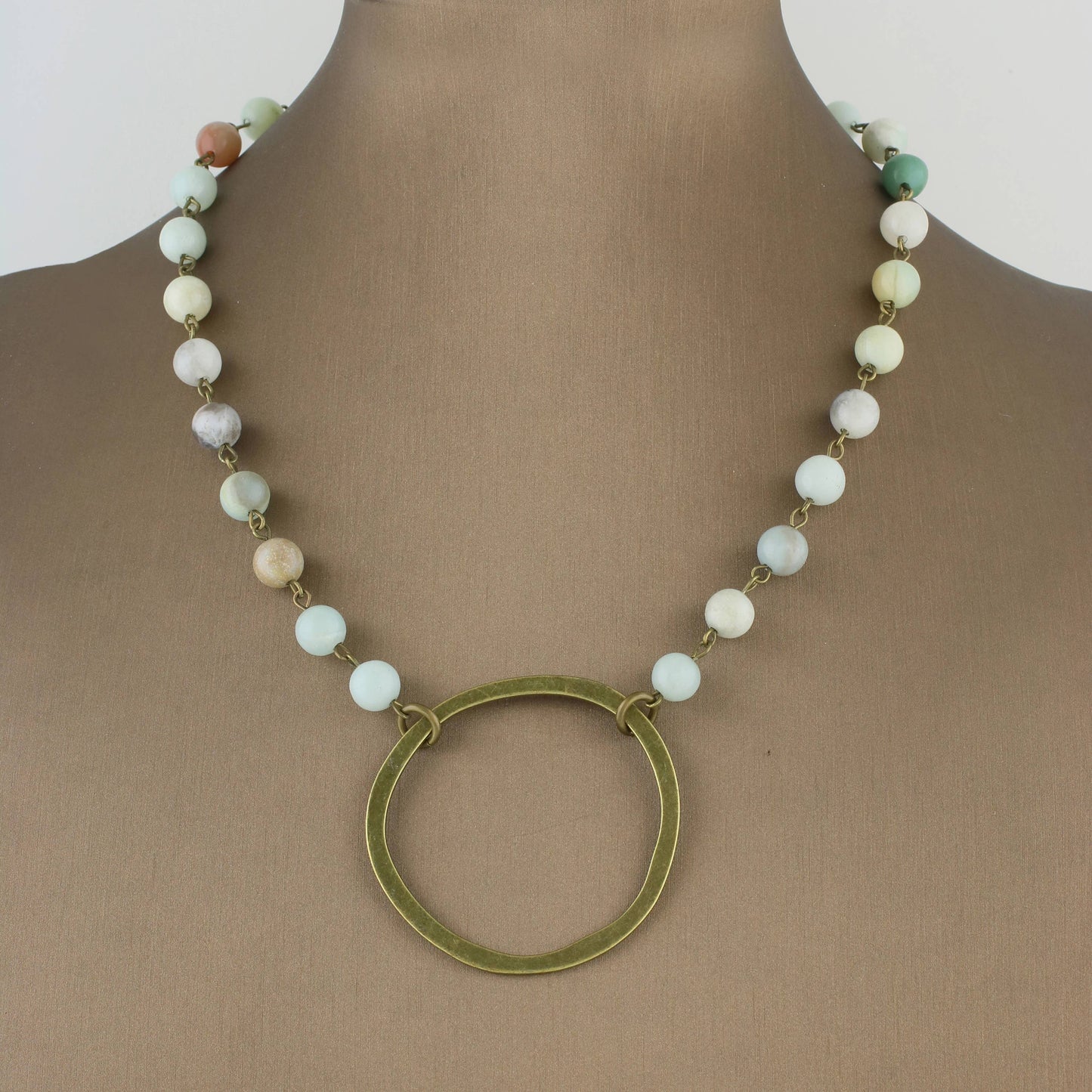 CobbleStone Living - Selena Circle Beaded Necklace