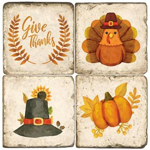 Give Thanks Coasters