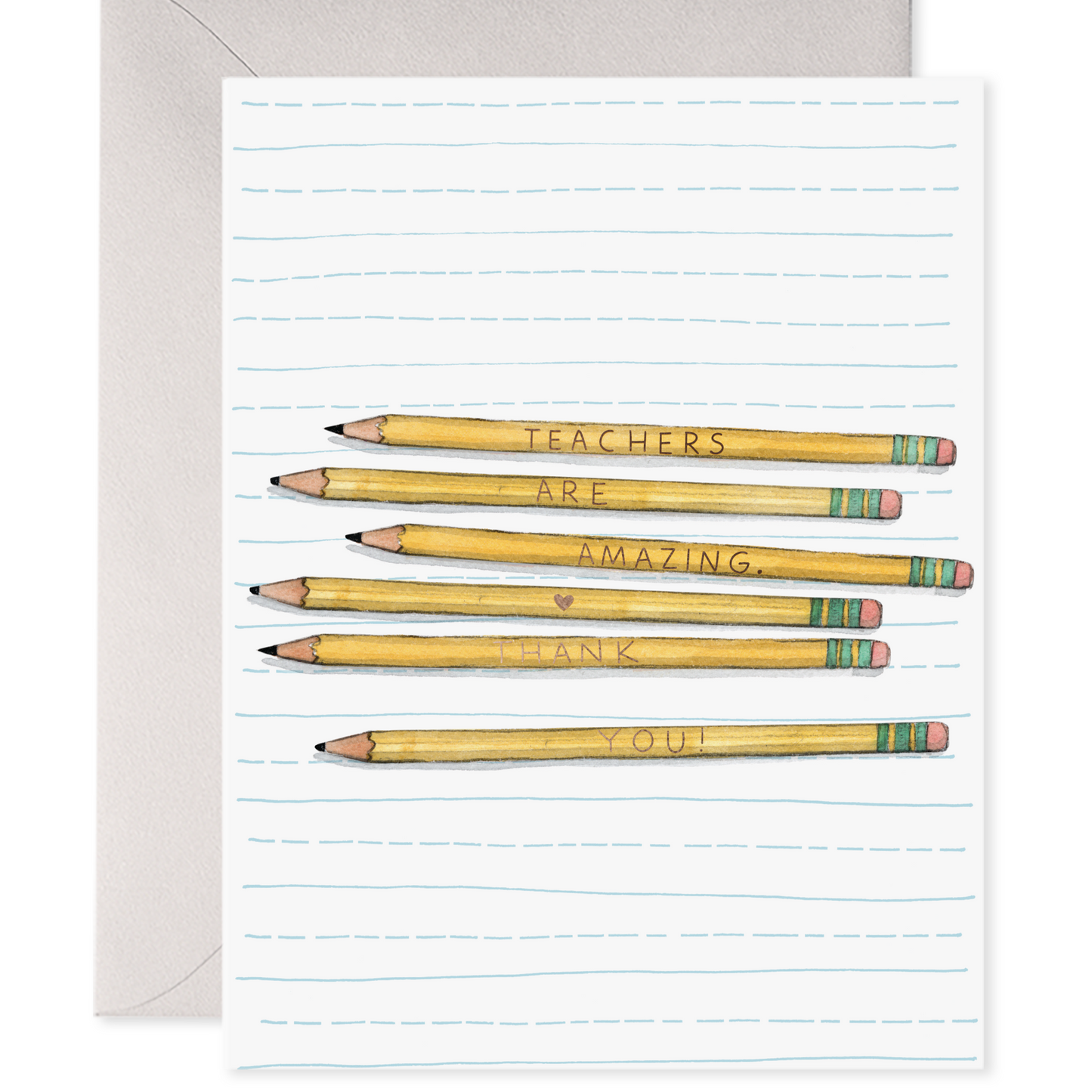 E. Frances Paper - Teacher Pencils Card