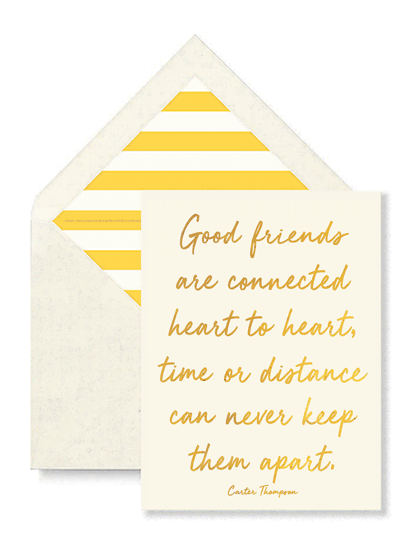 Ben's Garden - Good Friends Greeting Card, Single Folded Card