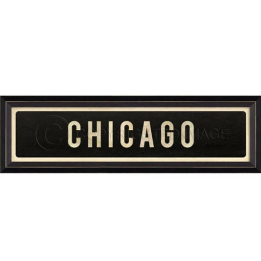 Street Sign Wall Decor-Chicago