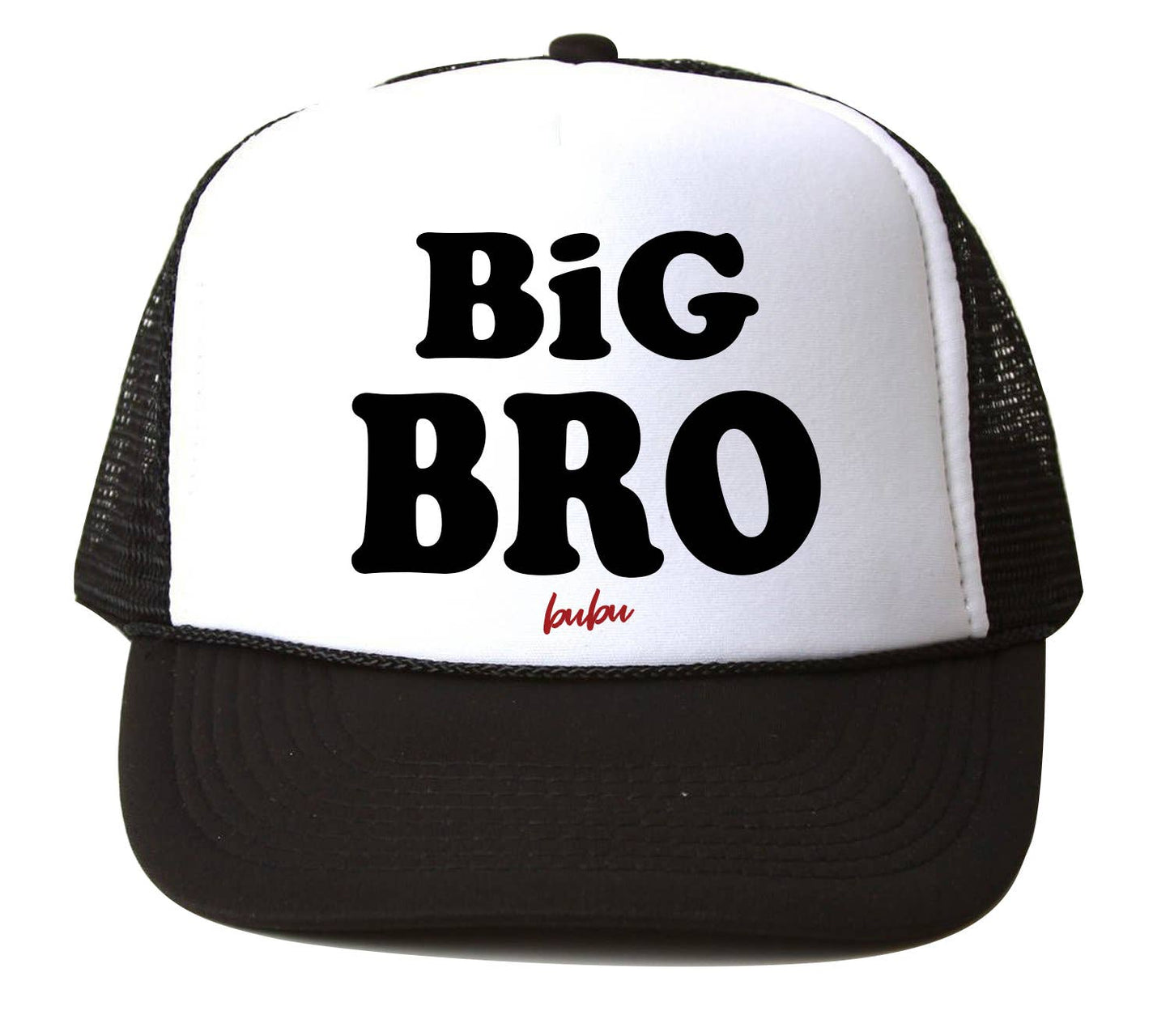 Bubu - Big Bro White / Black Trucker Hat