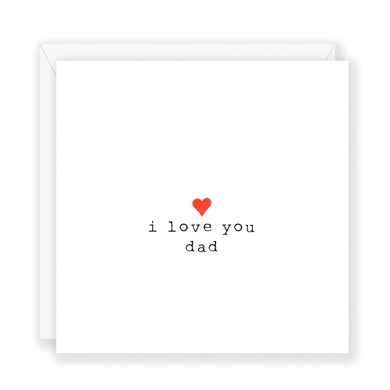 Sweet Gumball Inc. - 'I love you dad' greeting card