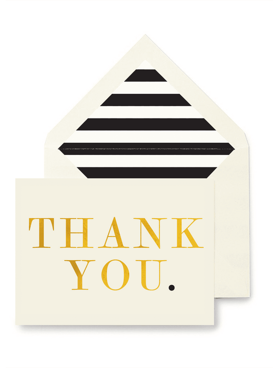 Thank You. Greeting Card, Single Folded Card: Min. Case Pack of 6 // Single Folded Card