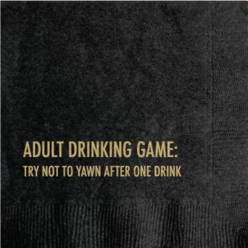 Yawn Game Cocktail Napkin