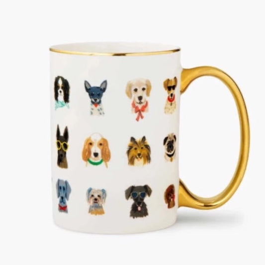 Hot Dogs Porcelain Mug by Rifle Paper Co.